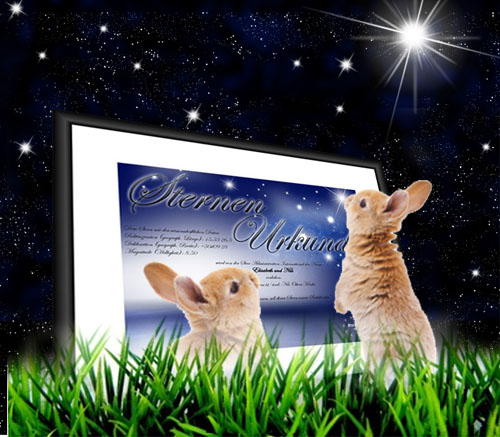 Ostergeschenk Sterntaufe