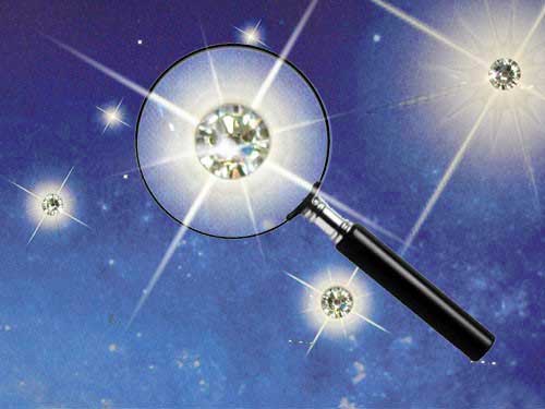 Kristallbesatz für Ihre Sternurkunde