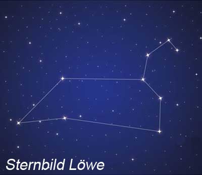 Sternbild Lowe Leo Lage Ursprung Sichtbarkeit