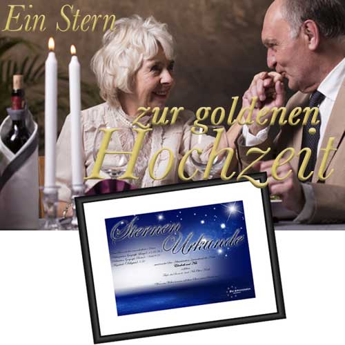 Geschenk zur goldenen Hochzeit