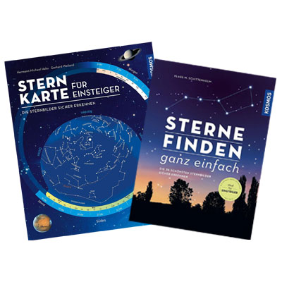Kosmos Buch und Sternkarte für Einsteiger