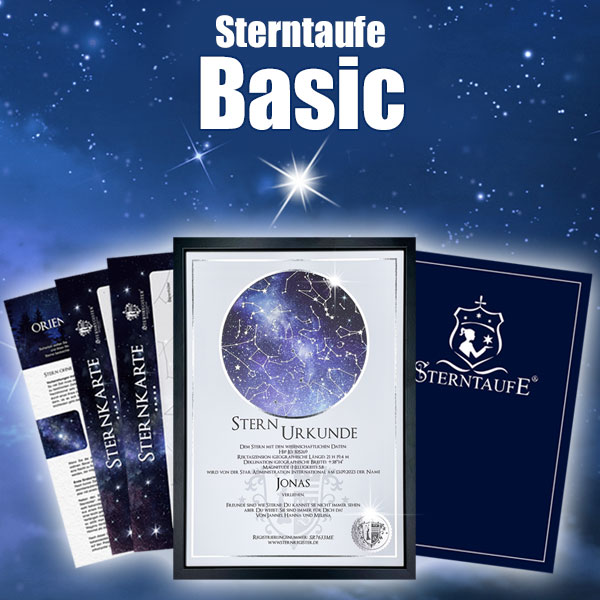 Sterntaufe Paket Basic