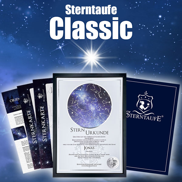 Sterntaufe Paket Classic