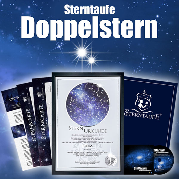 Sterntaufe Paket Doppel