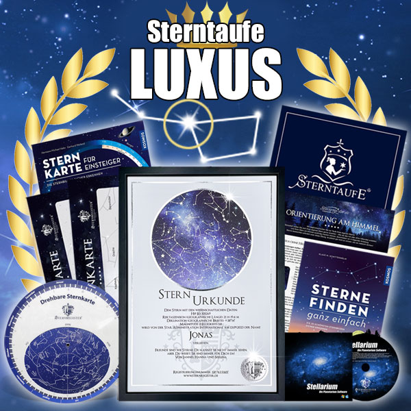 Sterntaufe Paket Luxus